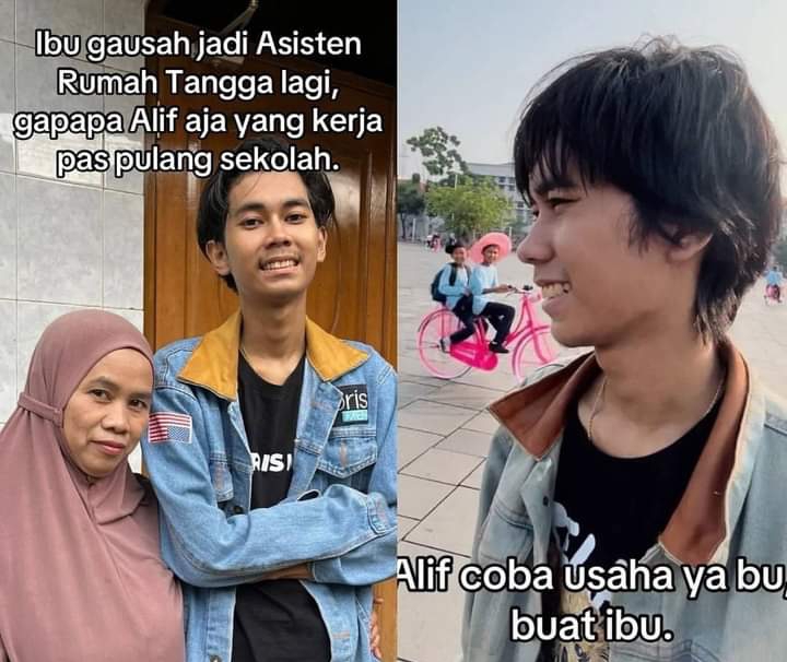 Alif Cepmek Viral Lagi, Video Belikan Rumah Sang Ibu Bikin Haru