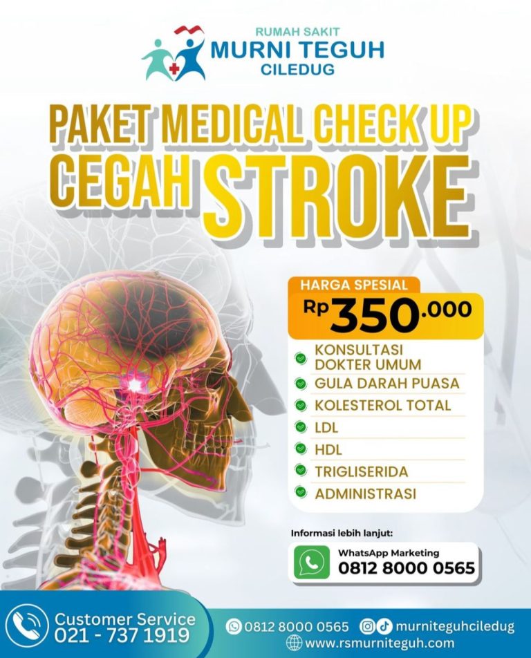 RS Murni Teguh Ciledug Berikan Paket Medical Check-Up Cegah Stroke