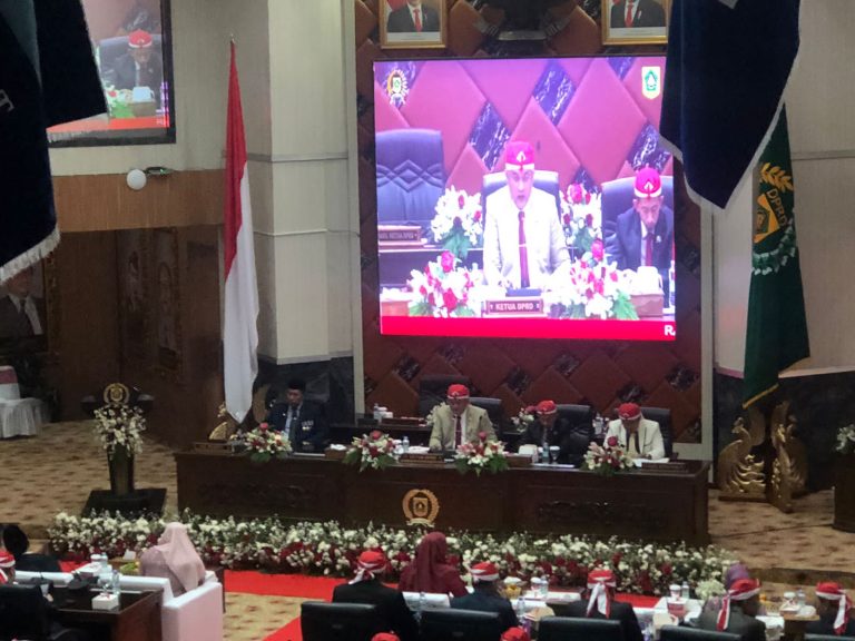 Peringati HUT Kemerdekaan RI ke-79, Rudy Susmanto Sampaikan Pesan Keberagaman Dalam Rapat Paripurna