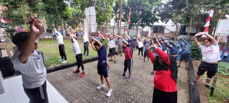 Jumat Sehat, Wartawan PWI Kota Bogor Ramai-ramai Olahraga