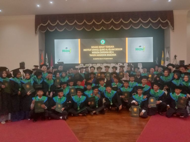 Inilah Sarjana Muda Angkatan Ke-IV BKI IUQI Bogor 2024