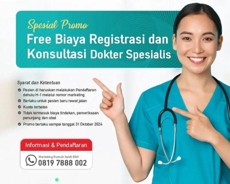 RS BSH Bogor Berikan Spesial Promo Free Biaya Registrasi dan Konsultasi