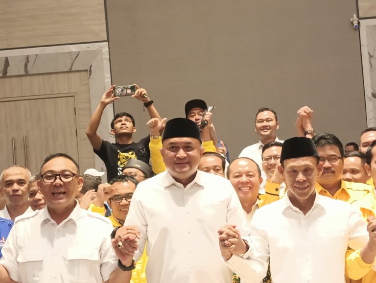 Resmi, Partai Gerindra Usung Rudy Susmanto-Jaro Ade Maju di Pilkada Kabupaten Bogor 2024