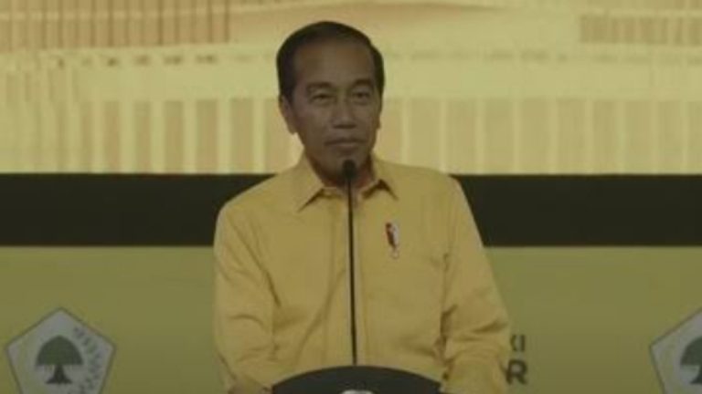 Jokowi Ngomongin Si Tukang Kayu di Munas Golkar