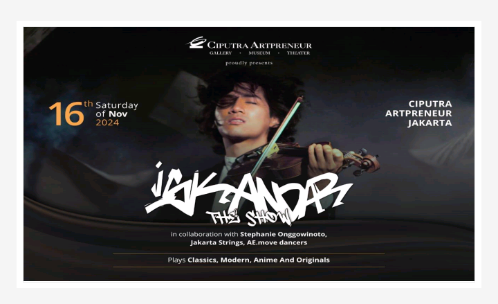 Iskandar The Show bakal Digelar di Jakarta, Catat Tanggalnya!