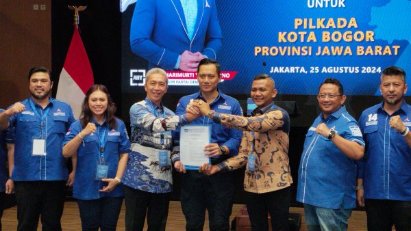 Kantongi Rekomendasi Demokrat, Pasangan Calon Walikota Bogor Dedie A Rachim - Jenal Mutaqin Makin Kuat