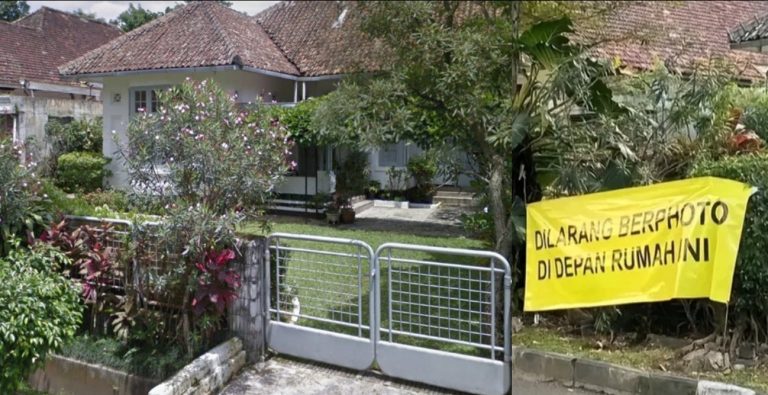 Ini Alasan Rumah Milea di Bandung Dipasang Spanduk Larangan Berfoto