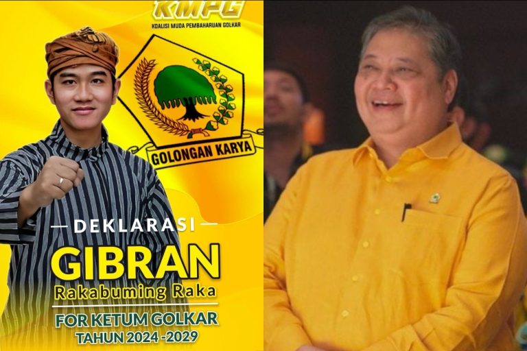 Flyer Gibran Ketum Golkar Muncul Setelah Airlangga Hartarto Mundur, Apa Motifnya?