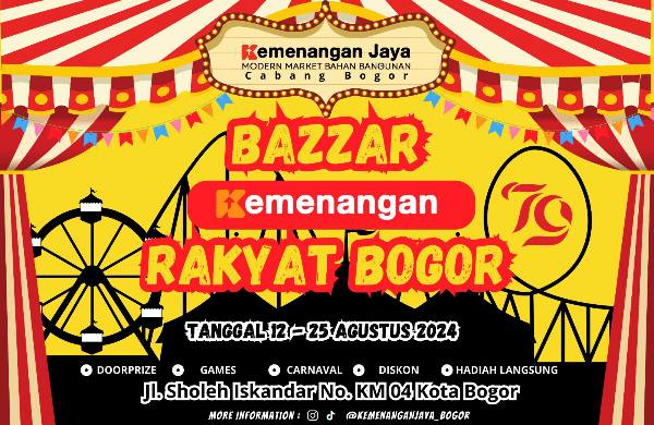 Kemenangan Jaya Bogor Gelar Bazzar Rakyat dengan Penawaran Menarik