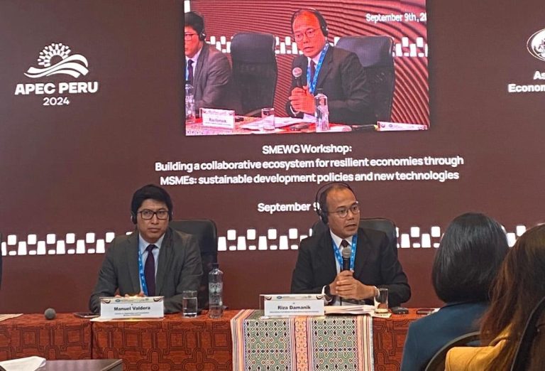 KemenKopUKM Promosi Inovasi dan Teknologi RPB pada Forum APEC di Peru