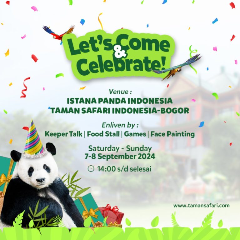 Bagi-bagi Doorprize, HUT Giant Panda Hu Chun Bakal Digelar Dua Hari 7-8 September 2024 di Istana Panda!