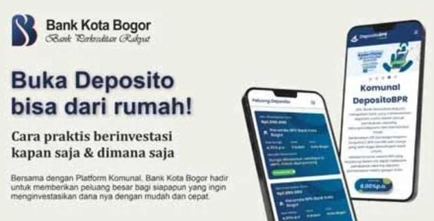 Cuma Dengan Smartphone, Nikmati Kemudahan Investasi lewat Platform Komunal Bank Kota Bogor