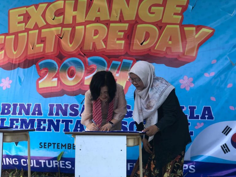 Perkuat Kerjasama Indonesia – Korea, SD Bosowa Bina Insani dan Jeolla Elementary School Gelar Exchange Culture Day 2024