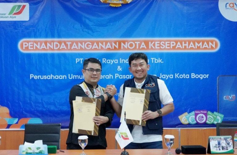 Perumda PPJ Kota Bogor dan Bank Raya Kolaborasi Digitalisasi Pasar