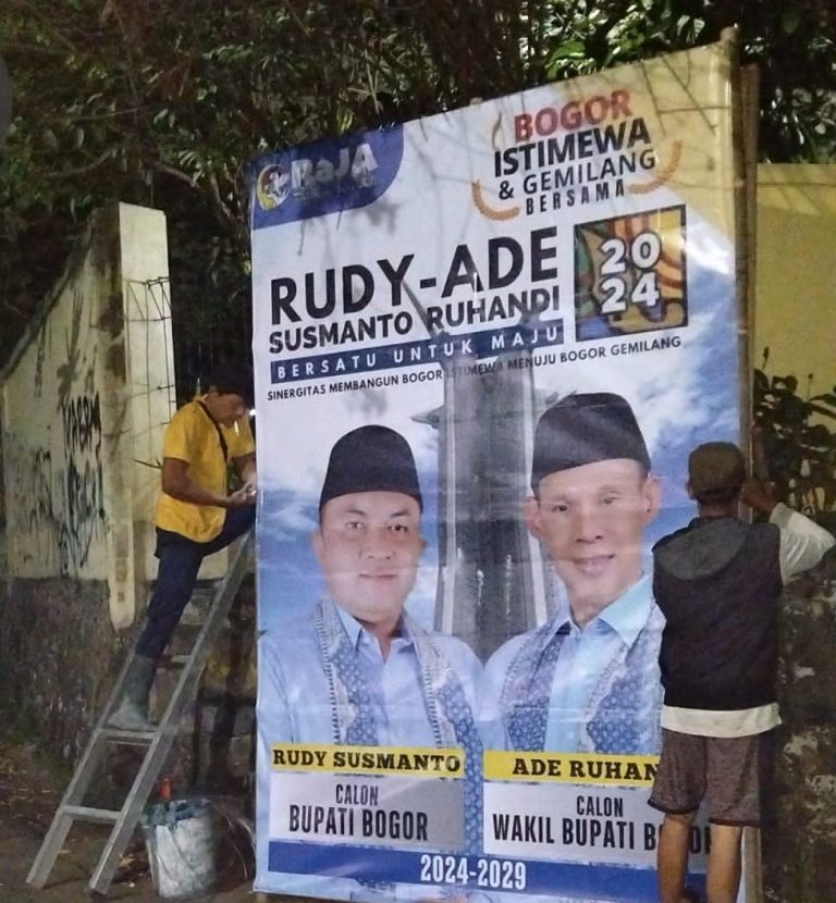 Tebar Ratusan APS se-Kabupaten Bogor, RAJA All Out Menangkan Rudy-Ade