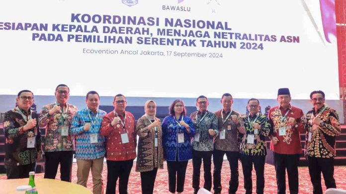 Pj Walikota Bogor Hadiri Koordinasi Nasional Jaga Netralitas ASN di Pilkada Serentak 2024