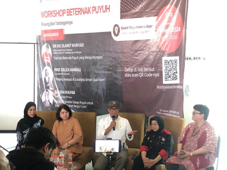 Workshop Beternak Puyuh di STP Bogor: Peluang Ekonomi dan Solusi Gizi Nasional