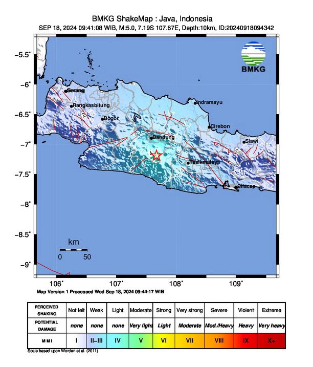 Gempa Guncang Kabupaten Bandung, BPBD Dapat Laporan Sekolah hingga Puskesmas Rusak