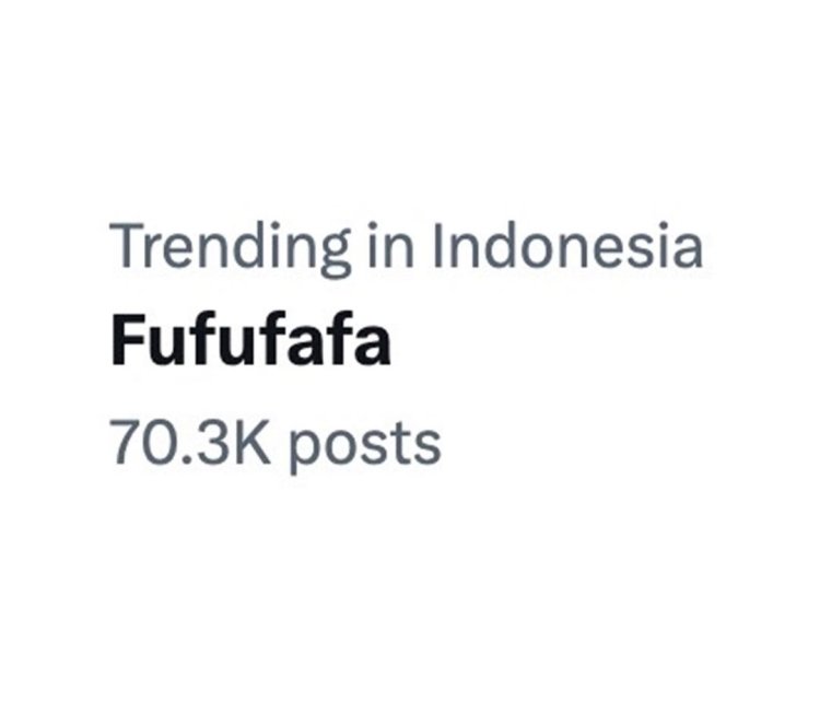 Akun Fufufafa Diduga Milik Gibran Rakabuming Trending di X