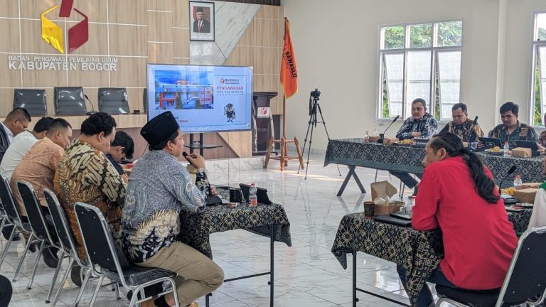 Bawaslu Gelar Rakor dan Sosialisasi Aturan Pelaksanaan Kampanye Pasangan Calon Bupati dan Wakil Bupati Bogor