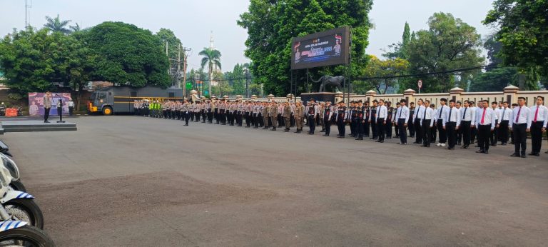 1.967 Anggota Polres Bogor Apel Gelar Pasukan Operasi Zebra Lodaya 2024