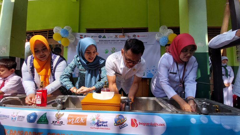 Peringatan Hari Cuci Tangan Pakai Sabun (HCTPS) Sedunia Tahun 2024 di Kota Bogor