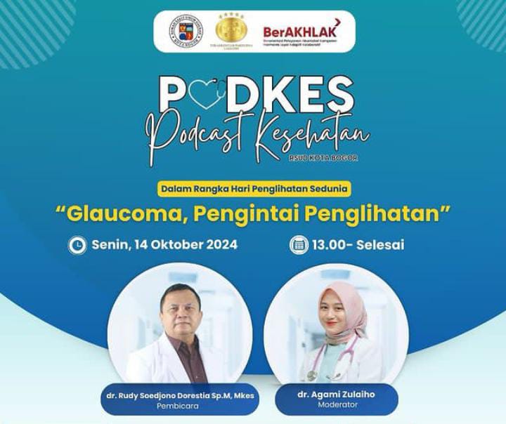 RSUD Kota Bogor Gelar Podcast Kesehatan Glaucoma Pengintai Penglihatan