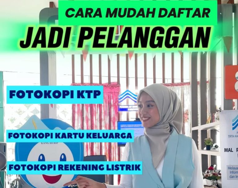 Syarat Mudah Daftar Jadi Pelanggan Setia Perumda Air Minum Tirta Kahuripan Kabupaten Bogor