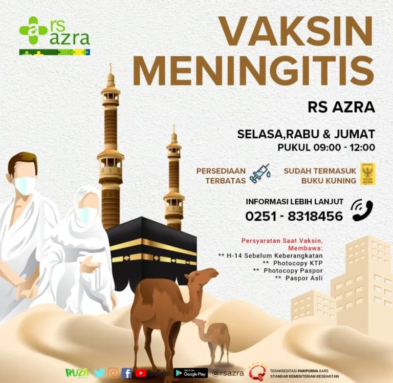 RS Azra Bogor Sediakan Vaksin Meningitis untuk Calon Jamaah Umrah