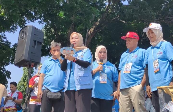 DPC Gerindra Kabupaten Bogor Tingkatkan Partisipasi Jumlah Pemilih Perempuan lewat Senam Sehat