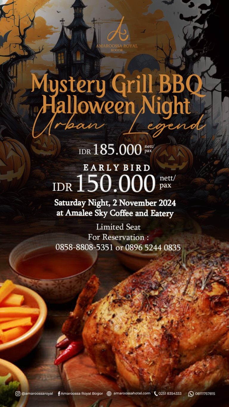 Yuk Ikuti Serunya Mystery Grill ‘The Urban Legend’ BBQ Halloween Night di Amaroossa Royal Bogor