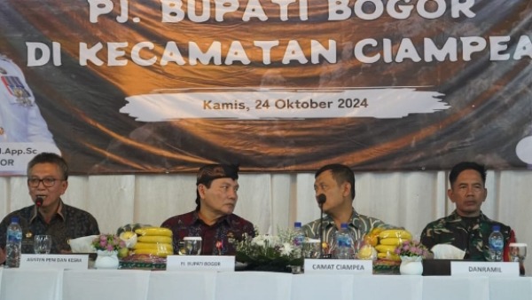 Pj Bupati Bogor Kampanyekan Percepat Penurunan Stunting di Kecamatan Ciampea