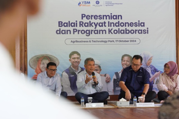 Resmikan Balai Rakyat Indonesia, Kolaborasi BRI dan IPB University Perkuat Program Pemberdayaan Masyarakat