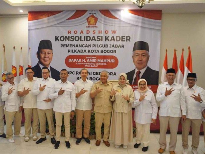 Roadshow Konsolidasi Partai Gerindra, Solid Siap Menangkan Dedie Jenal.