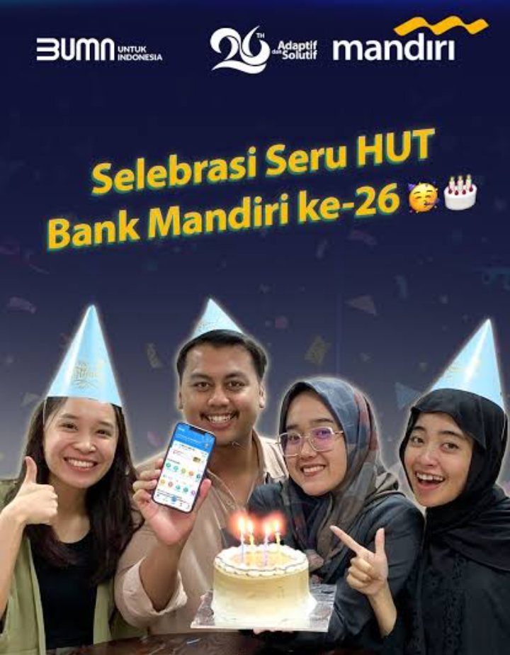 10 Daftar Promo HUT ke 26 Bank Mandiri