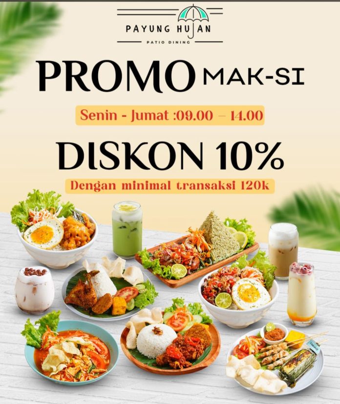 Diskon Payung Hujan Patio Dining