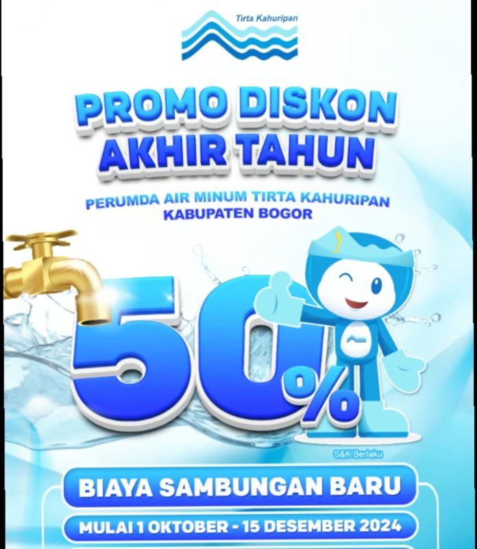 Diskon Perumda Air Minum Tirta Kahuripan