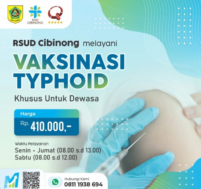 Vaksinasi Typhoid RSUD Cibinong