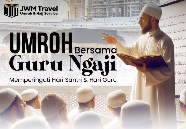 JWM Travel Hadirkan Promo Umroh Murah Bersama Guru Ngaji