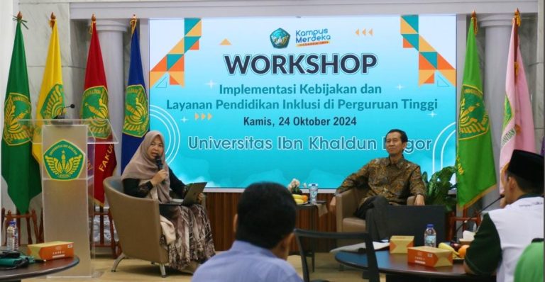 UIKA Bogor Gelar Workshop Implementasi Kebijakan dan Layanan Pendidikan Inklusi Perguruan Tinggi