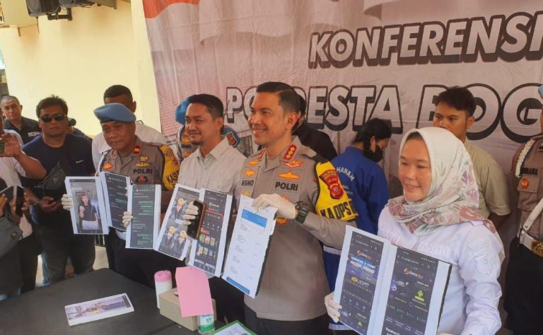 Sat Reskrim Polresta Bogor Kota Tangkap Seorang DJ Promosikan Judi Online