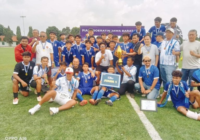 Ketua KONI Kota Bogor Apresiasi Prestasi PSB U-17 Juara Piala Soeratin Jabar 2024