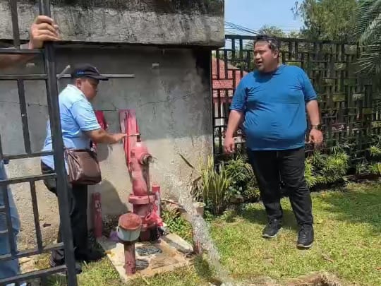 Uji Coba Jalur Pipa Bogor Barat, Direksi Cek Debit dan Tekanan