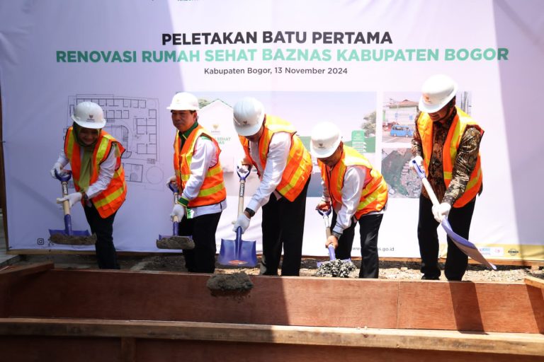 Baznas Gelar Peletakan Batu Pertama Rumah Sehat Baznas Kabupaten Bogor