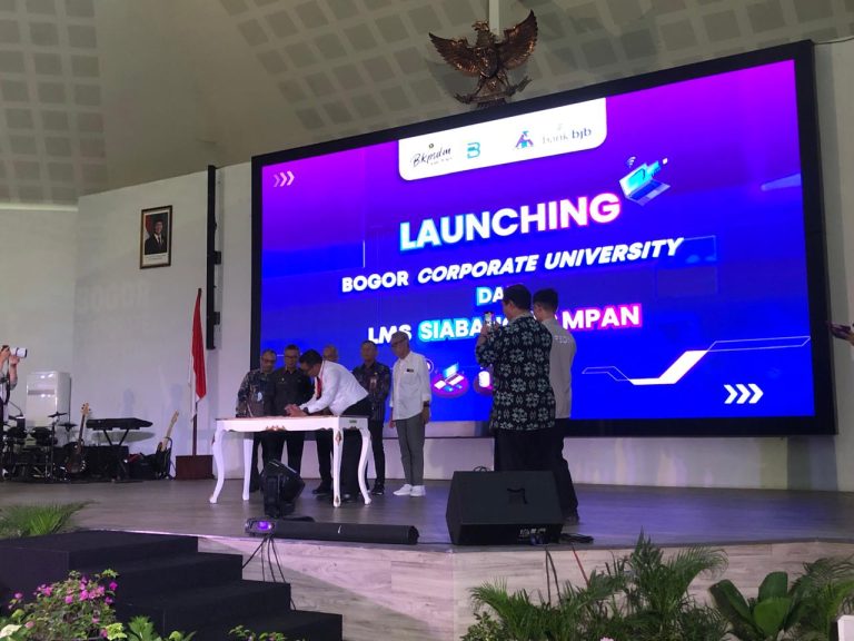 Tingkatkan Efektivitas dan Pengembangan Kompetensi ASN, BKPSDM Kabupaten Bogor Launching Bogor Corporate University dan LMS SIABANG TAMPAN