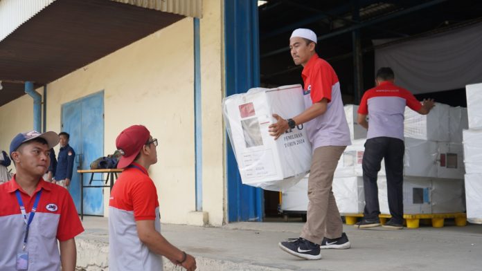 H-10, KPU Kabupaten Bogor Mulai Distribusikan Logistik Pilkada 2024 ke 40 Kecamatan