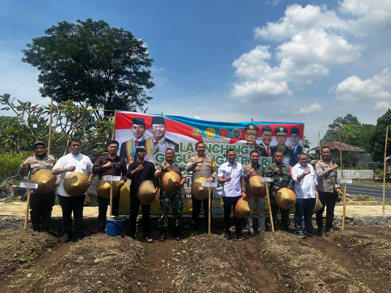 Polresta Bogor Kota Launching Gugus Tugas Polri Ketahanan Pangan