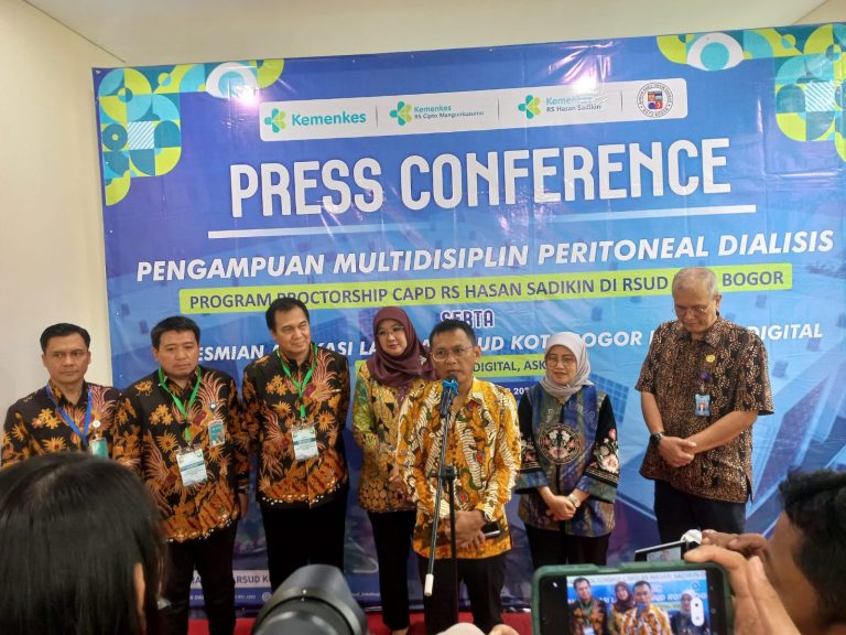 RSUD Kota Bogor Resmikan Pengampuan CAPD dan Aplikasi Digital KarDEX