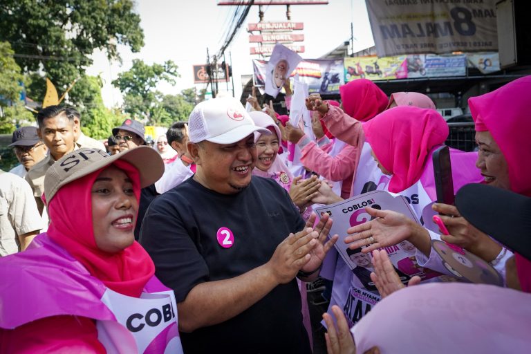 Flashmob Cara Unik Atang-Annida Sapa Masyarakat di Hari Terakhir Kampanye