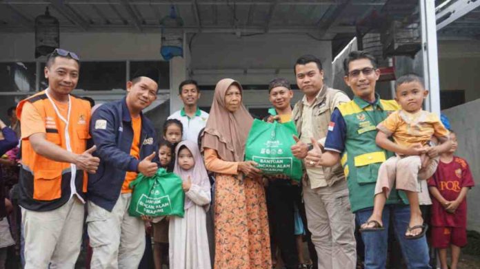 BAZNAS Kota Bogor Salurkan Bantuan untuk Korban Bencana Alam Kabupaten Sukabumi